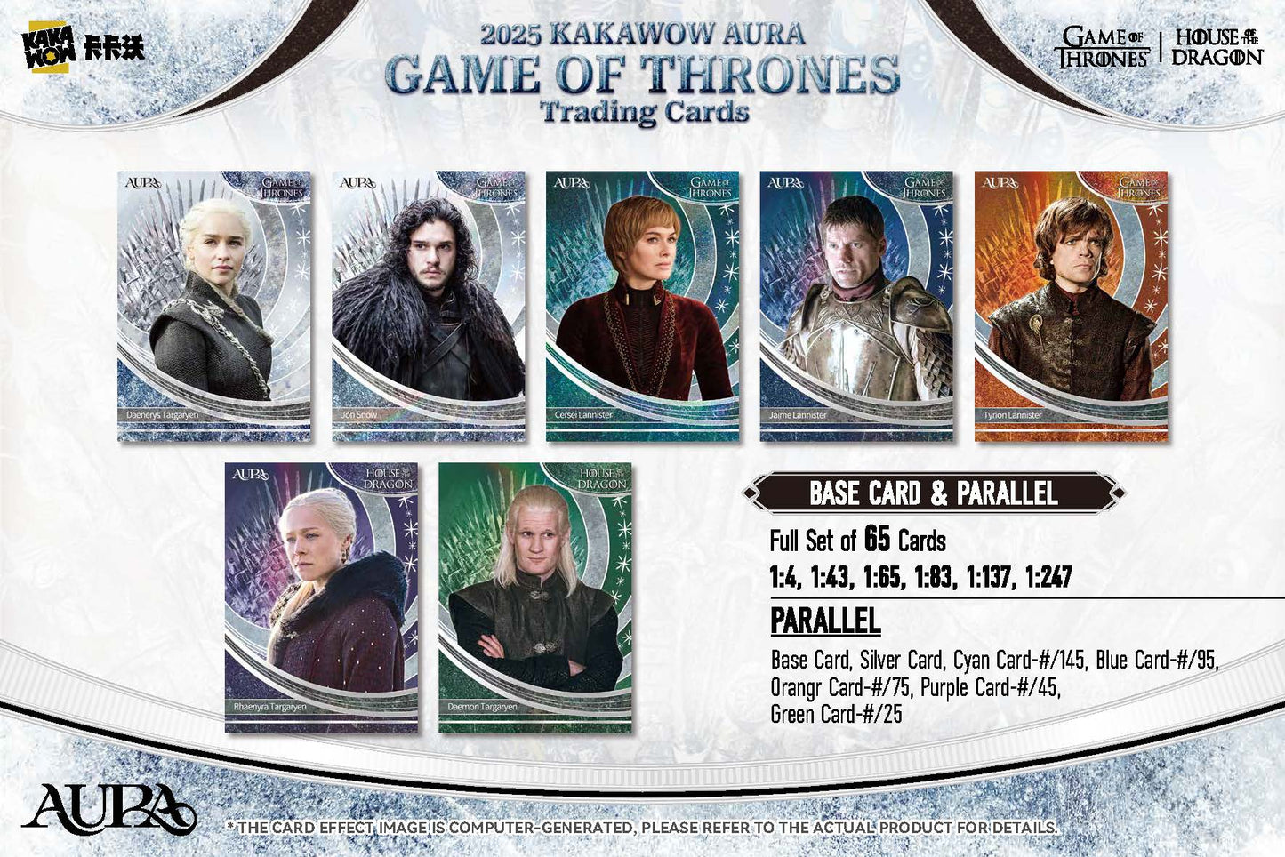 2025 KAKAWOW Aura Game of Thrones
