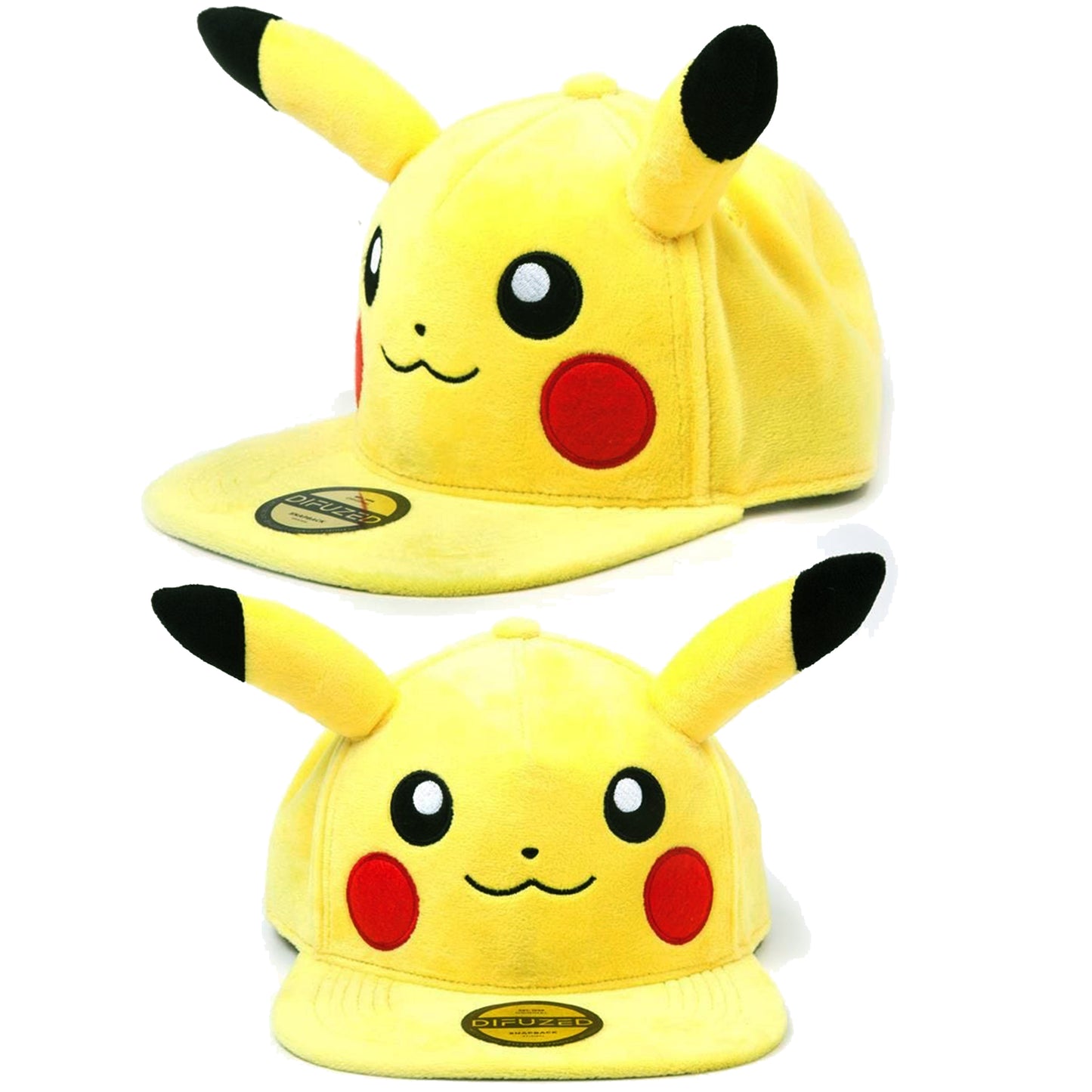 Pokemon Casquette PIKACHU - VERSION PELUCHE