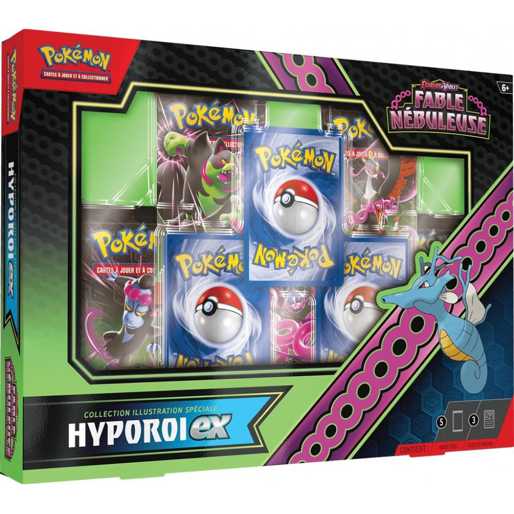 Pokemon - Coffret - 5 boosters - EV6.5 Ecarlate et Violet - Fable Nébuleuse : Hyporoi EX