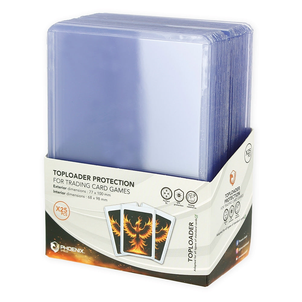 Top Loader Phoenix Shield 3x4" Clear Regular - par 25